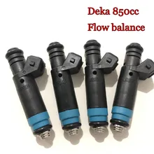 4x balanço de Fluxo 850cc Bico Injetor De Combustível de Alta Impedância Para V8 LT1 LS1 LS6 Deka 110324 FI114992 109991 FI114991