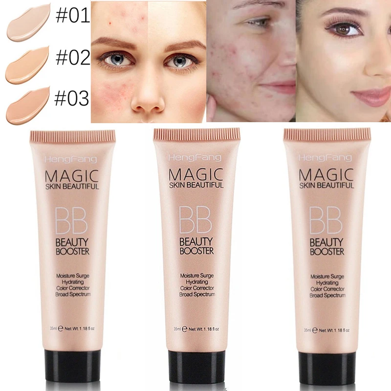 

2019 Hot Magic BB Cream Long Lasting Face Brighten Base Foundation Waterproof Concealer Moisturizing Whitening Make Up TSLM2
