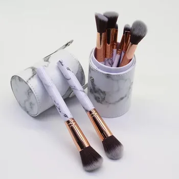

10 marbled makeup brushes, 5 large and 5 small makeup brushes, beauty tools, novice beginners, students, makeup brushes, soft ha