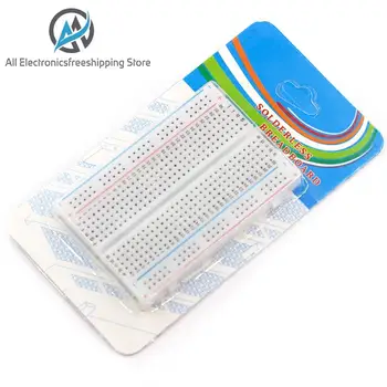 

400 Tie Points Solderless PCB Breadboard Mini Universal Test Protoboard DIY Bread Board Bus Test Circuit Board For arduino
