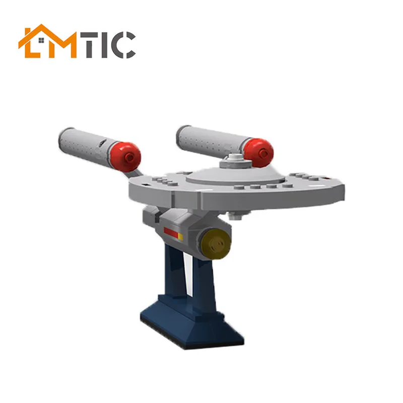 

199pcs MOC 6021 Constitution Class U.S.S. Enterprise NCC-1701 from Star Treks Wars Building Blocks Diy Bricks Model Xmas Gift