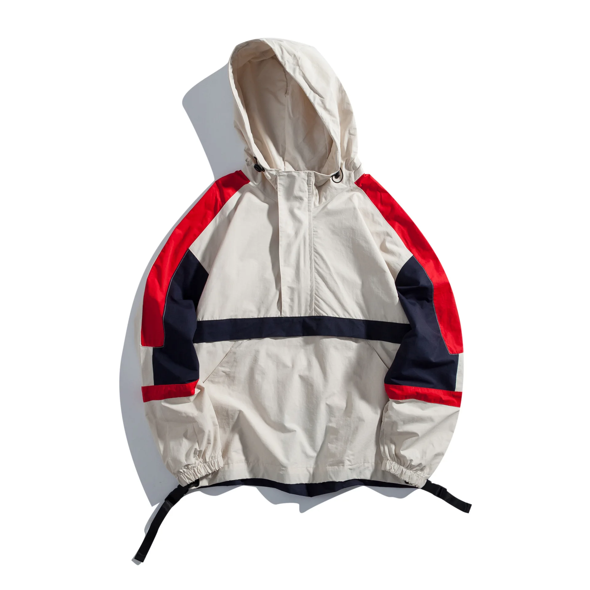 

City Where the Product 2019 Autumn New Style Mixed Colors Hooded Raincoat Jacket MEN'S Jacket Large Size Casual Coat