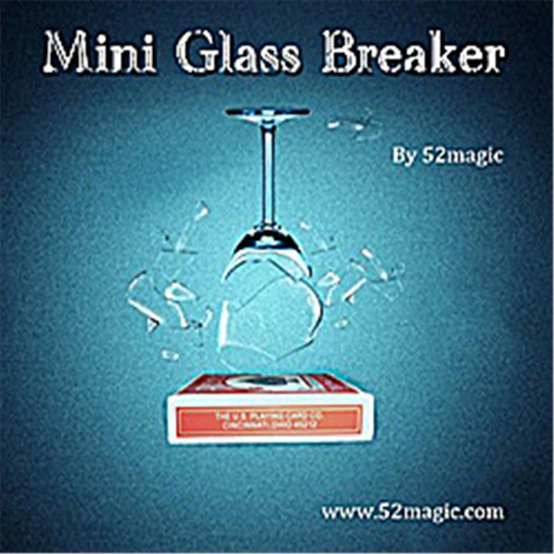 Mini Glass Breaker Magic Tricks Comedy Stage Magia Illusions Gimmick