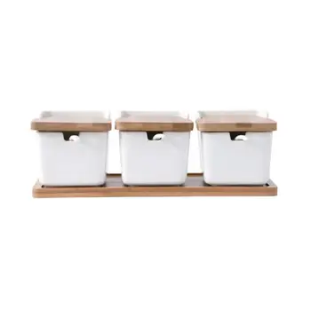 

1 Pc Seasoning Bottle Set Patterned Ceramic Nordic Creative Spice Jar Set Seasoning Container Condiment Jar for Restaurant Home