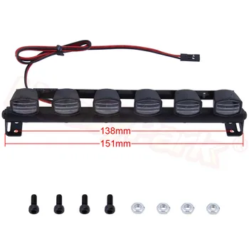 

RC Car Light Bar Kit Body Shell Roof Lights for Traxxas Trx4 Axial SCX10 Tamiya CC01 RC4WD 1/10 RC Crawler Car Truck Accessories