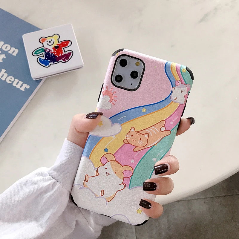 Рельефные чехлы для телефонов Xiaomi 6 6X8 Lite 9se 9Pro Redmi Note8 Pro Радужная мышь Мягкий ТПУ чехол для Xiaomi CC9 CC9E A3Lite чехлы