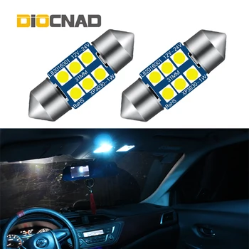 

2pcs Festoon 31mm 36mm 39mm 41mm C5W Auto Bulb Car LED Light For hyundai i30 solaris tucson ix35 creta getz elantra santa fe i40