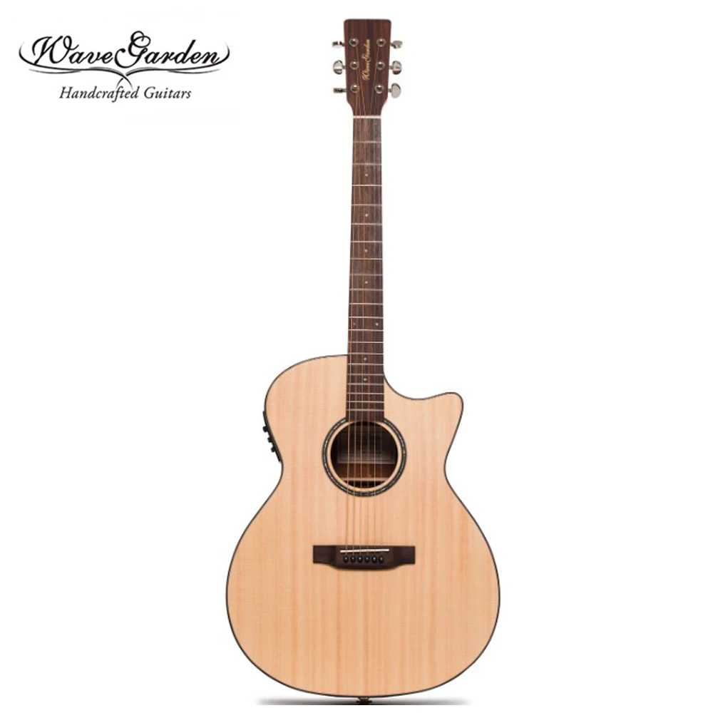 Professional Acoustic guitar 40 41 inch Spruce top Solid Wood musical Stringed instruments steel strings guitarras Hot china OEM