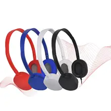 

3.5mm Wired Retractable Portable Heavy Bass Headphone for Gaming/Online Courses