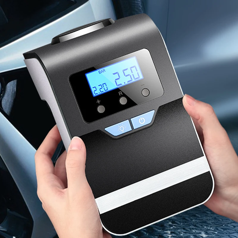 

EAFC Digital Screen Car Tire Inflator 12V Car Tyre Inflator Electric Air Compressor Automatic Portable Pump