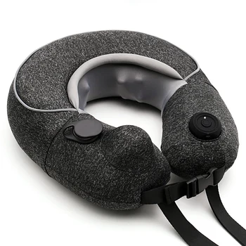 

Electric Massage Neck Pillow Headrest Travel Pillow Therapy U-Shaped Pillow Massager for Home Office Rest