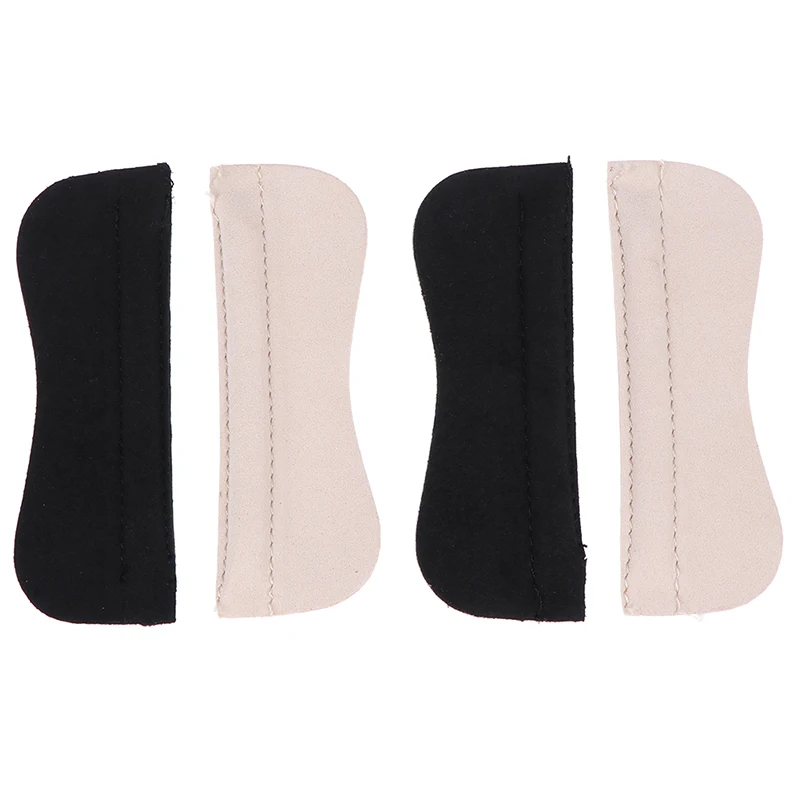 1 Pair Soft Fiber Back Heel Pads for High Heel Shoes Grip Adhesive Liner Foot Care Cushion Insert Pads Insoles