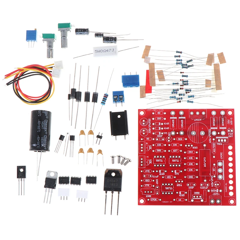 DIY Kit 0-30V 2mA-3A DC Регулируемый источник питания непрерывная Регулируемая защита от ограничения тока