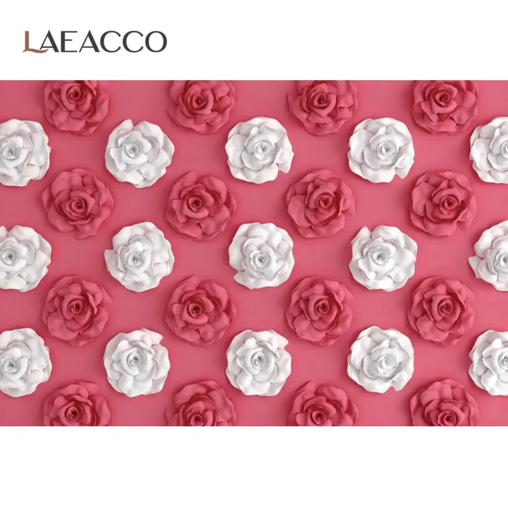 

Laeacco Baby Shower Newborn Photocall Photography Background Blooming Flowers Wedding Backdrop For Photo Studio Photozone