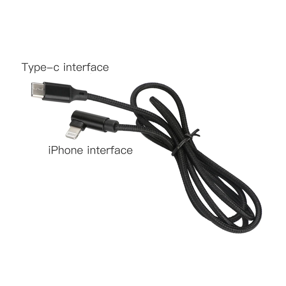 100 см нейлоновый Плетеный Удлинительный USB кабель для передачи данных для DJI OSMO POCKET Gimbal type-C для Micro-USB/type-C/для шнура зарядного устройства Lightning