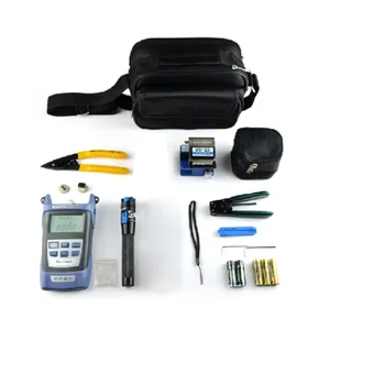 

Wholesale Price Ftth Assembly Stripping Splicing Termination Fiber Optic Tool Kit with Power Meter Fiber Cleaver Optical Power M