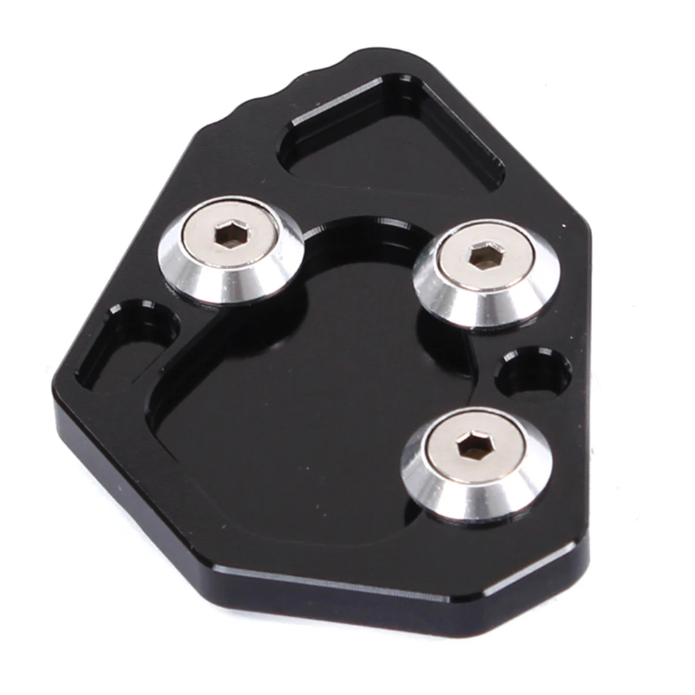 

Aluminum CNC Motorcycle Side Stand Kickstand Sidestand Extension Enlarge Plate Pad Accessorie For BMW F800GS F800 GS 2008-2016