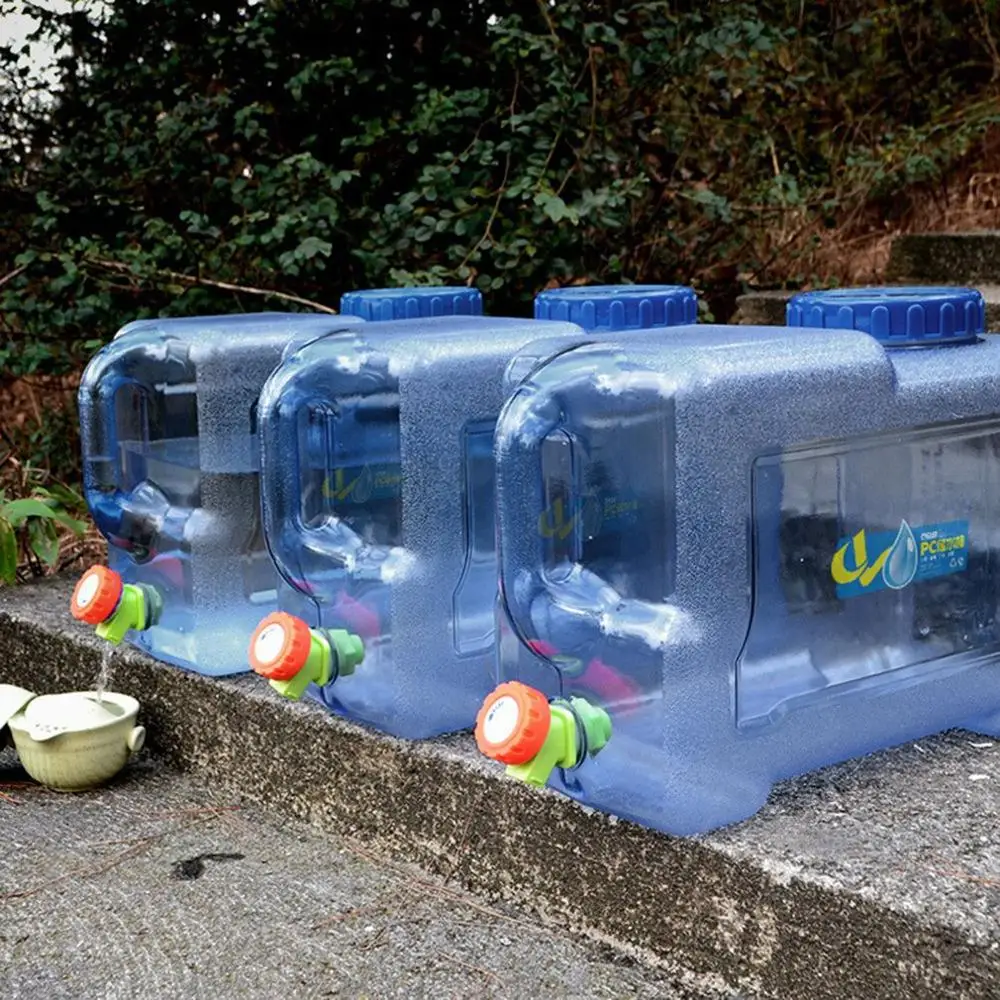 

Transparent Home Office Pc Outdoor With Cover Square Self-Driving Camping Water Storage Food Grade Portable