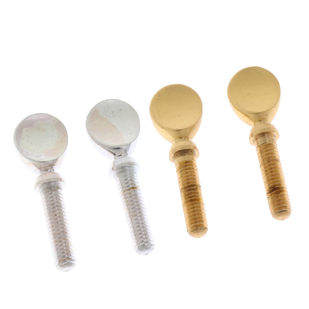 2 Pcs Saxophone Neck Screws Clarinet Clamp Screw for Woodwind Instrument