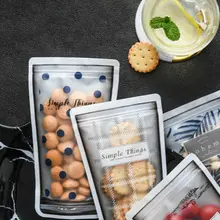 Многоразовая печать, силиконовая пищевая свежая вакуумная упаковочная машина, мешки для хранения фруктов, мяса, случайный цвет, 4 шт., 19x11 см, Герметичная сумка для хранения, многоразовая