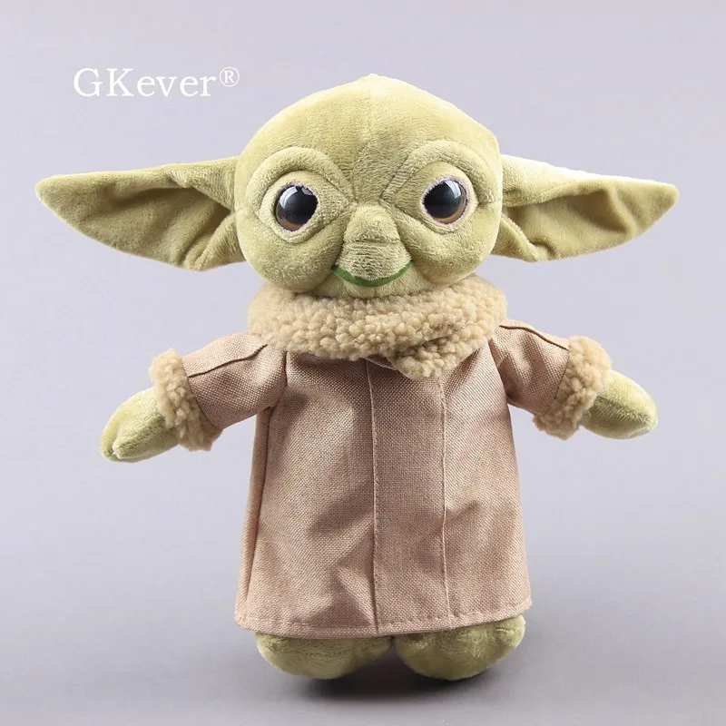 30cm Baby Yoda Plush Toy Stuffed Doll The Mandalorian Force Awakens Star Wars Toys Hobbies Tv Movie Character Toys
