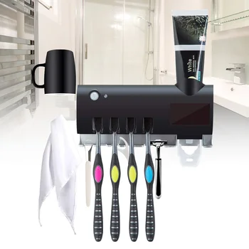 

High Quality Smart Induction Anti-Bacteria UV Light Disinfectant Toothbrush Sterilizer Oral Cleaner Box Holder Dental Care