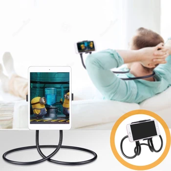 

Universal Selfie Live Broadcast Hanging Neck Bracket For Ipad Air Mipad Kindle 4.5To 7.48 inch Phone & Tablet Stand Holder