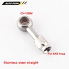 AN3 10mm Stainless Steel Banjo Eye  Brake PTFE Hose Fitting/Hose Ends Adapter For Car Auto Motorcycle 0 Degree/28 Degree ► Photo 2/6