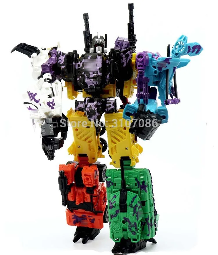 HZX трансформер Bruticus IDW 6 в 1 наборы Военная команда KO коллекция красочная TF экшн