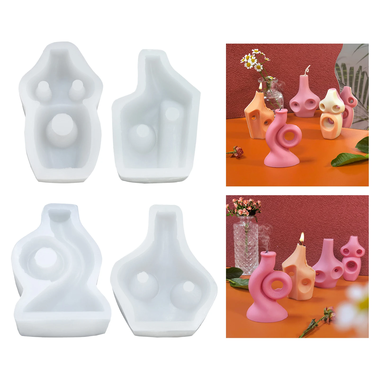 DIY Silicone Geometric Candle Mold 3D Resin Casting Wax Epoxy Make Soap Mould Craft Supplies | Дом и сад