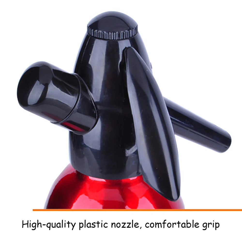 Soda Water Siphon, Ultimate Aluminum for Soda Maker, 1 Liter Make InVintage Use, Standard Adapter, Co2 Bar, Home Tools