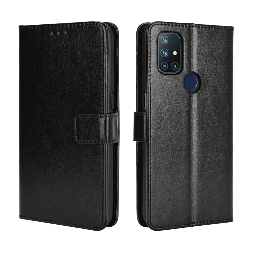 For One Plus Nord N10 5G Case classic Flip Luxury PU Leather