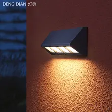 Современный вверх вниз светильник для использования на природе, настенный светильник для сада проход балкон настенные светильники Водонепроницаемый светодиодный Прихожая настенный светильник 18 Вт Высокая мощность 220 V-240 V