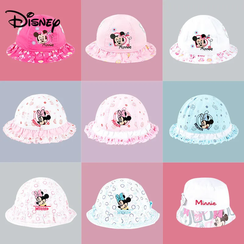 Disney/Детская Рыбацкая шляпа, весна-лето, новая детская шапочка, шляпа для улицы, шапочка для бассейна для девочек от 1 до 3 лет