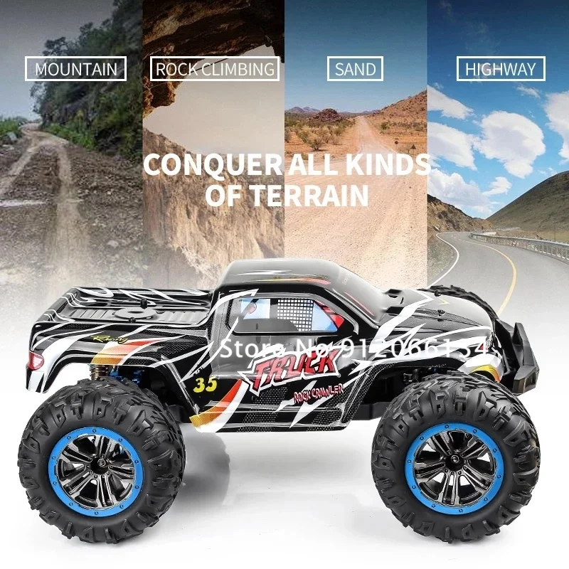 1:10 80KM/H Off-road Brushless Racing Drift 4WD RC Car 200M Metal Hydraulic Shock Absorber Climbing RC Buggy Truck Adult Toys 3