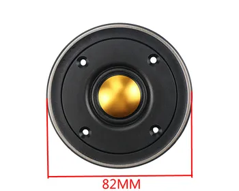 

2pcs HifI 3 inch Tweeter Speaker 6ohm 60W 82mm Treble Loudspeaker For BX2 Replacement Home Audio Diy Dome Gold Film High Quality
