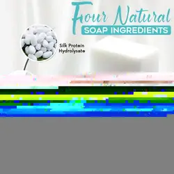1pc 100g Handmade Goat Milk Silk Soap Shrink Pores Whitening Anti Moisturizing Face Soap Treatment Mites Remover Cleane Oil F0c4