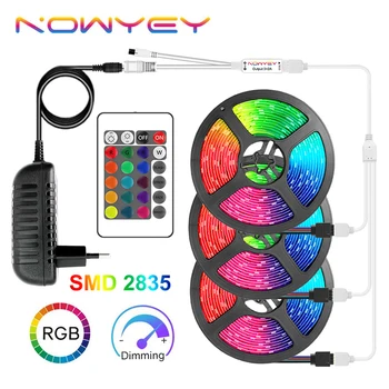 

LED Light SMD2835 RGB 15M LED Strip Light Ambilight Remote Control Backlight 12V LED RGB Tape
