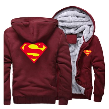 

Brand 2019 Marvel Movie Sportswear Hot Sale Superman Logo Hoodies Fashion Casual Men Hip Hop Sweatshirt Costume Streetwear