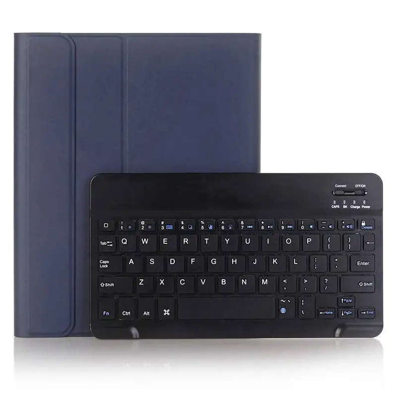 Чехол для клавиатуры 9,7 для Ipad(6Th Gen), Ipad(5Th Gen), Ipad Air 2/Air, ультратонкий съемный защитный чехол с - Цвет: Blue