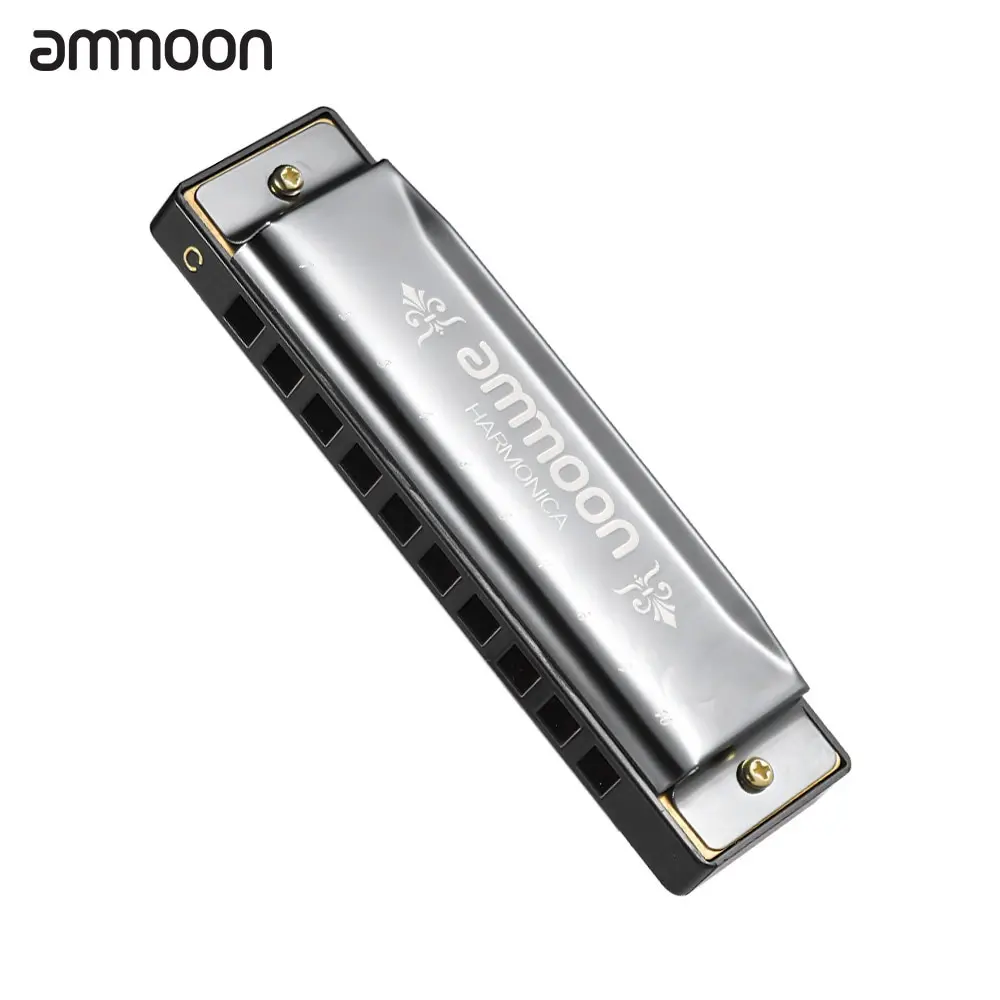 Ammoon H1004 гармоника блюз стандартная с 10 отверстиями 20 тонов гармоничный рот