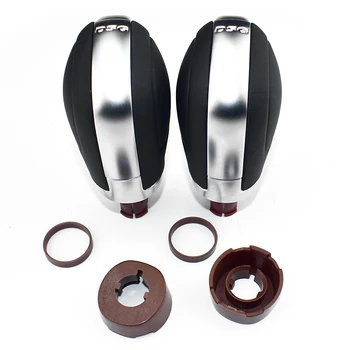 

1PCS Chrome Matt With Leather Shift Knob Gear Side Cover DSG Emblem For VW Golf 6 7 R GTI Passat B7 B8 CC R20 Jetta MK6 GLI