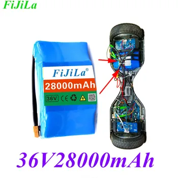 

10S2P 36V 28000mAh Li-ion battery, 28A Ah battery for electric self-priming hoverboard, unicycle, 36V battery