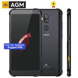 AGM X3 мобильный телефон с 5,99-дюймовым дисплеем, восьмиядерным процессором, ОЗУ 8 Гб, ПЗУ 256 ГБ, Android 8,1, 24 МП