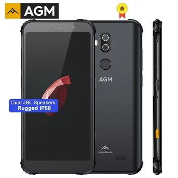 Перейти на Алиэкспресс и купить AGM X3 прочный мобильный телефон, 8 ГБ + 256 ГБ, MIL-STD, Восьмиядерный, Android 8,1, двухъядерный динамик, 5,99 дюйма, камера 24 МП, QC3.0, телефон с nfc