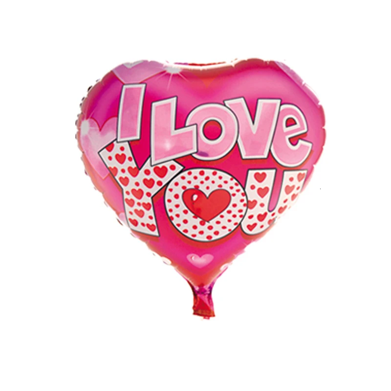 1 шт., 18 дюймов, фольгированные шары I Love You, украшения для дня рождения, для взрослых, красное сердце, любовь, гелиевые шары, свадебные украшения, принадлежности