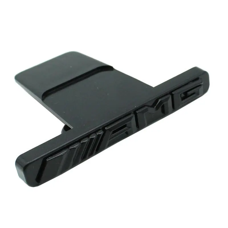 Suitable for Mercedes-benz GT AMG net label front car logo grille vertical bar AMG small label modification external decoration