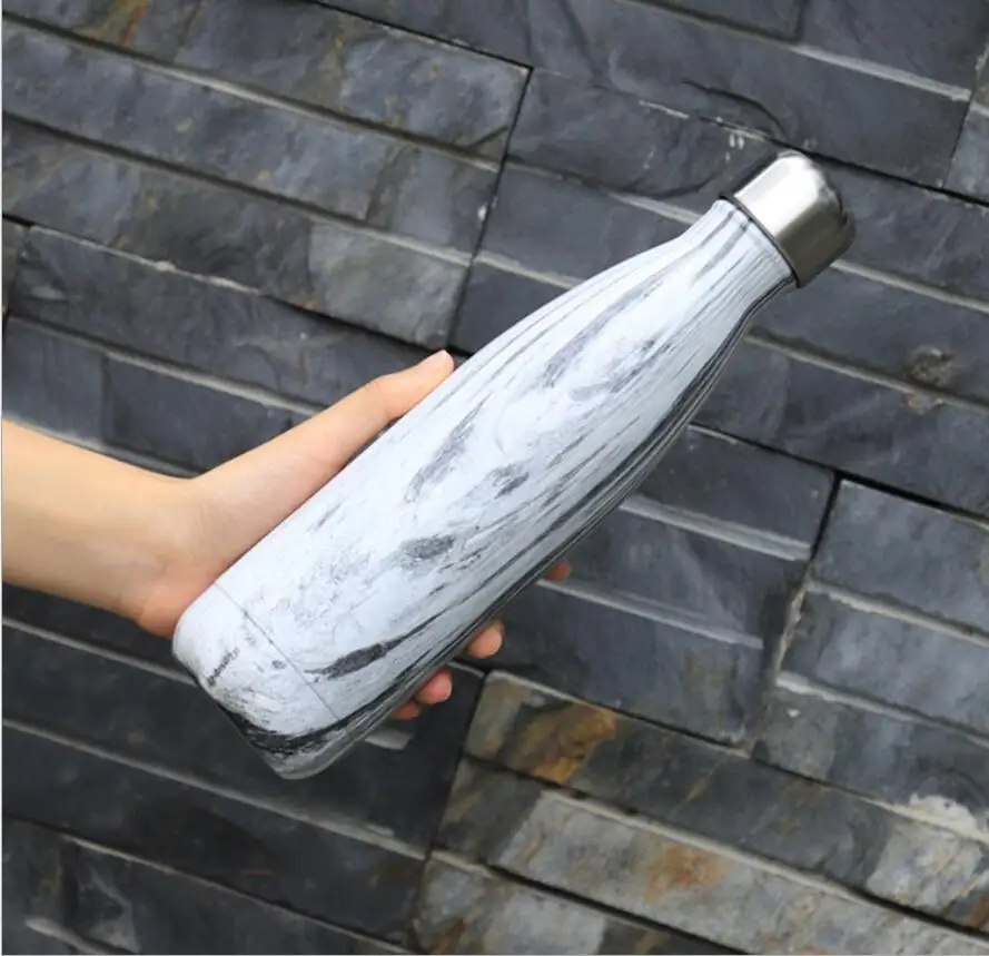 Бутылка для воды, без бисфенола, нержавеющая сталь, бутылка для пива, чая, кофе, термос, бутылка для путешествий, спорта, спортзала, бутылка для напитков, изолированная чашка - Цвет: coke bottle