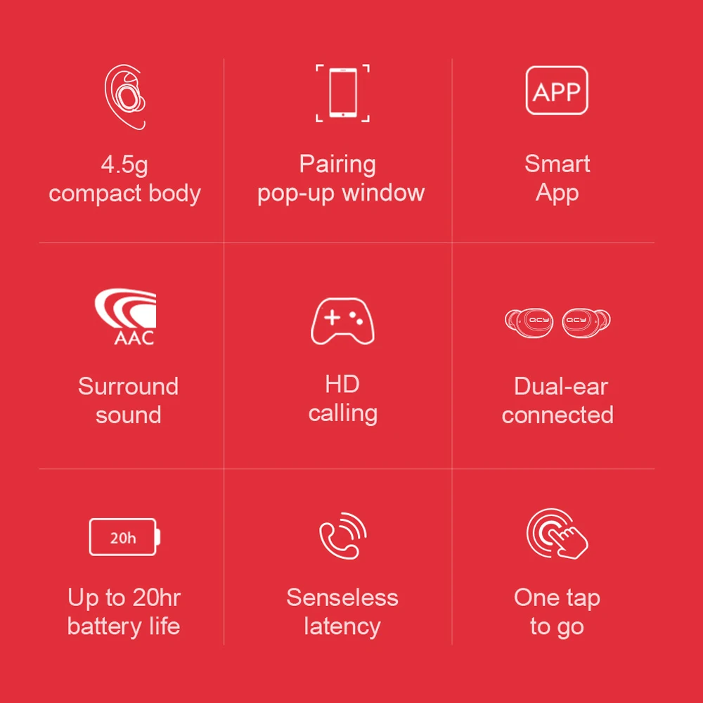 Беспроводные наушники Xiaomi YOUPIN QCY M10 TWS Bluetooth 5 0 беспроводные игровая гарнитура с