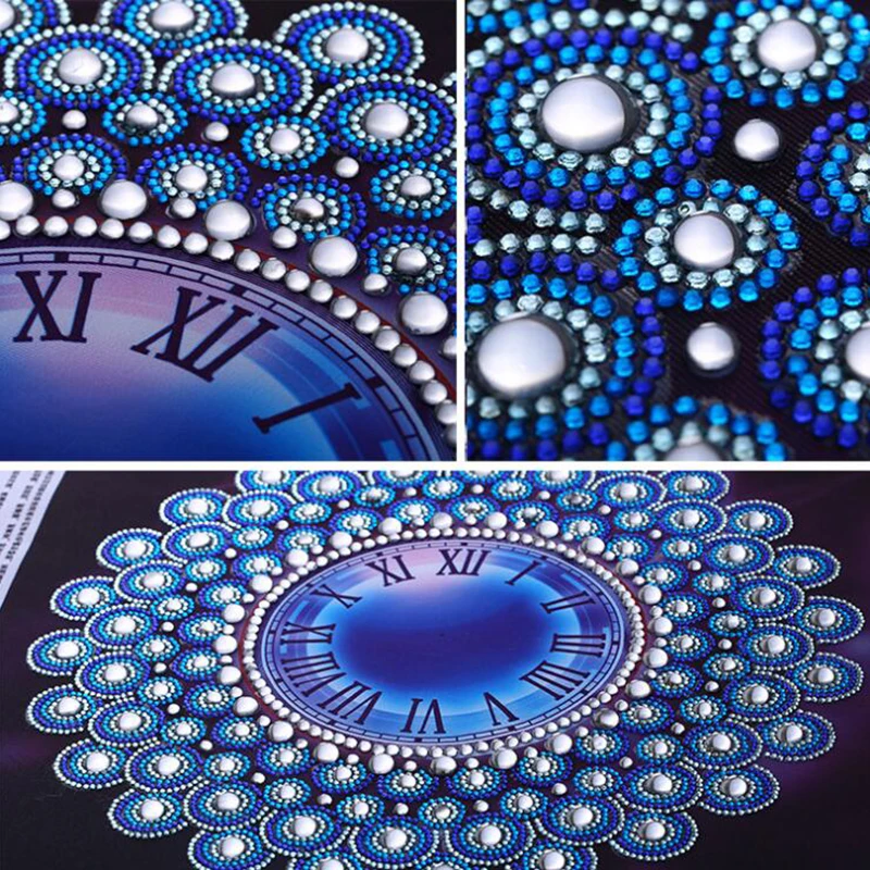 5D DIY Алмазная вышивка особой формы настенные часы алмазная живопись вышивка крестиком часы Алмазная мозаика, стразы домашний декор